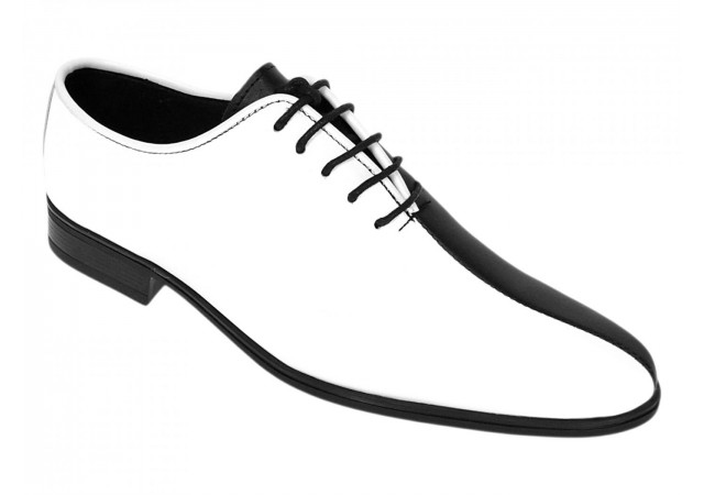 Pantofi barbati de ceremonie din piele naturala doua culori MOD1AN
